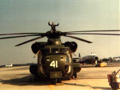 Myself on Sitting on top of helo